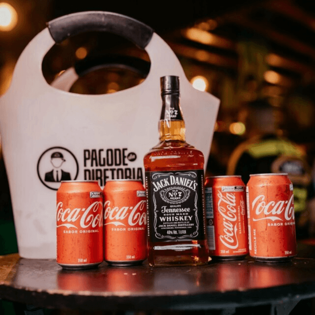 COMBO JACK DANIELS + 4 COCA-COLAS
