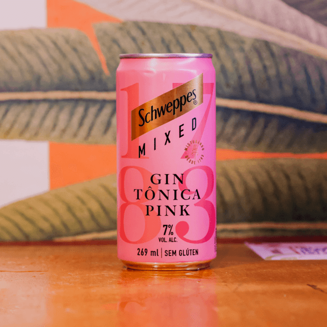 SCHWEPPES GIN & TONICA PINK