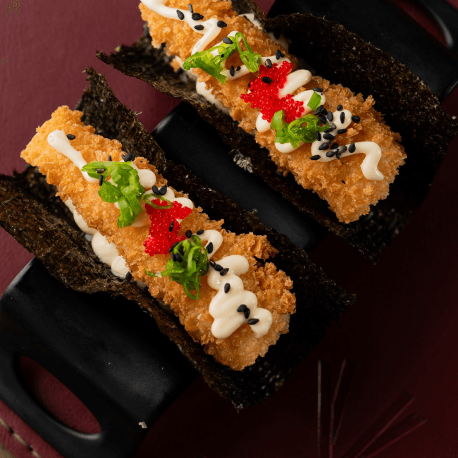 HAND ROLL CRISPY EBI