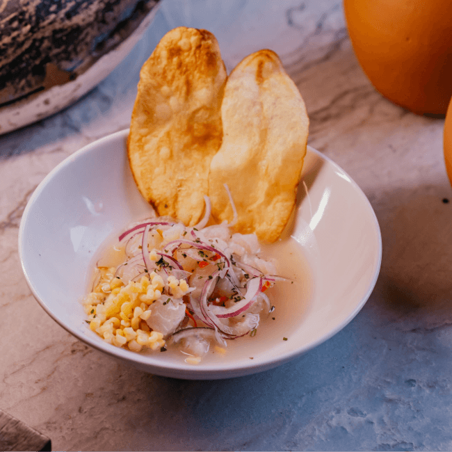 CEVICHE DE PEIXE BRANCO CLÁSSICA