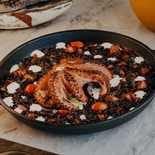 ARROZ DE POLVO COM AIOLI